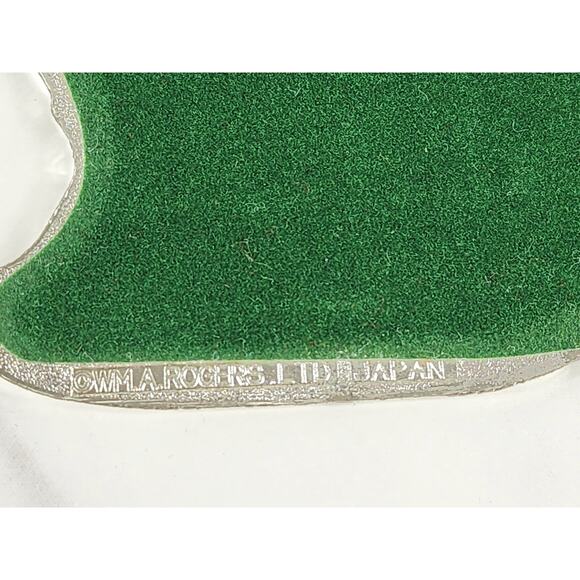 Oneida Rogers Sleigh Coaster 4 1/4" Christmas Holiday 1988 Japan x5 Silverplate - Picture 10 of 13